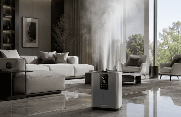 Comparatif humidificateur pour grande pièce et salon moderne