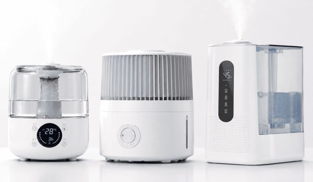 Comparatif entre humidificateur ultrasonique, évaporatif et hybride.