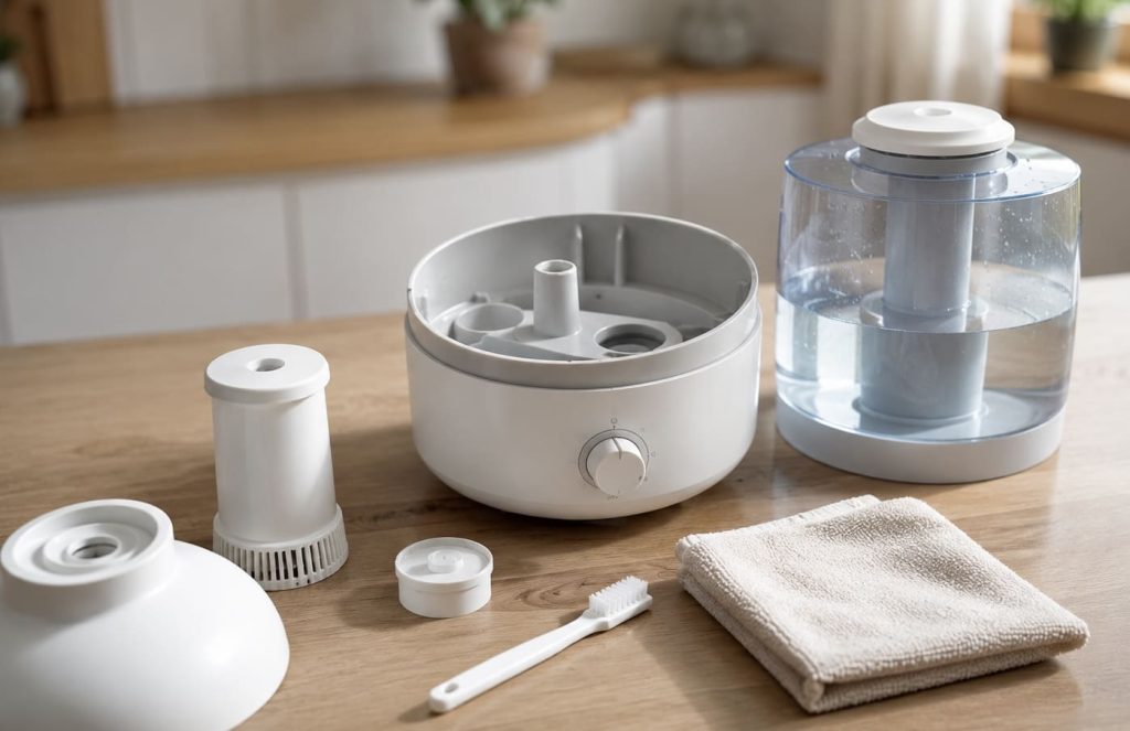 Nettoyage et entretien régulier d’un humidificateur d’air